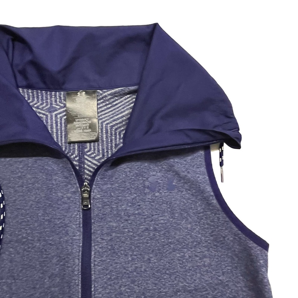 Under Armour Vest Womens Small Purple‎ Fleece Survivor Hybrid Cold Gear Infrared